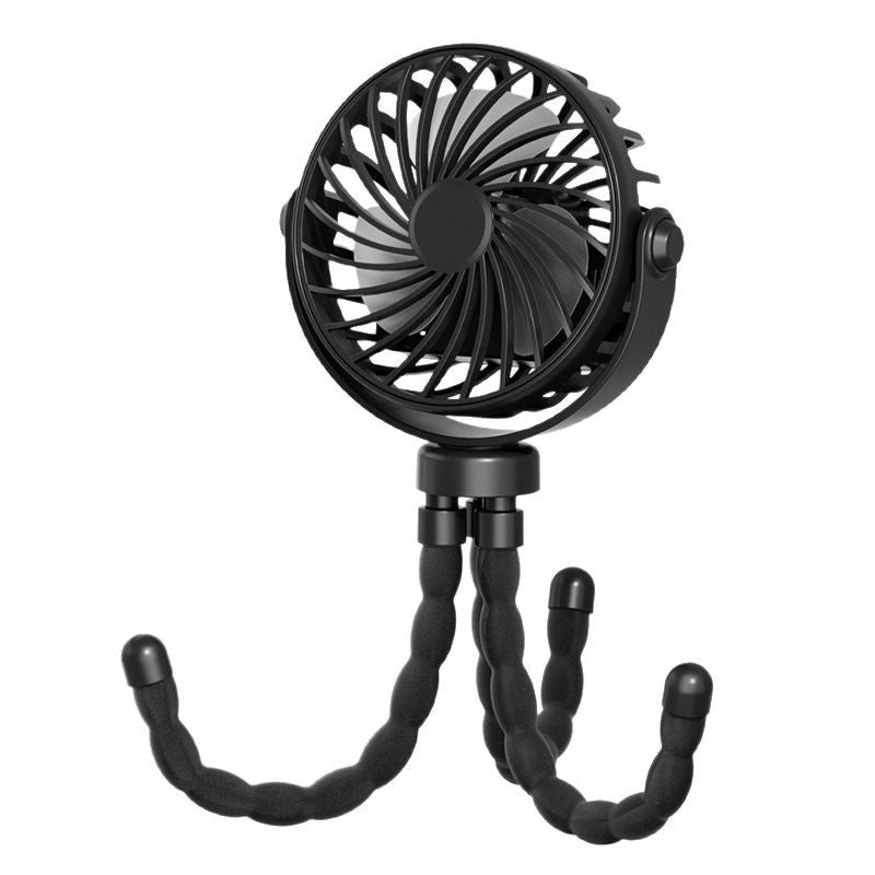 Portable Octopus USB Desk Fan with Night Light